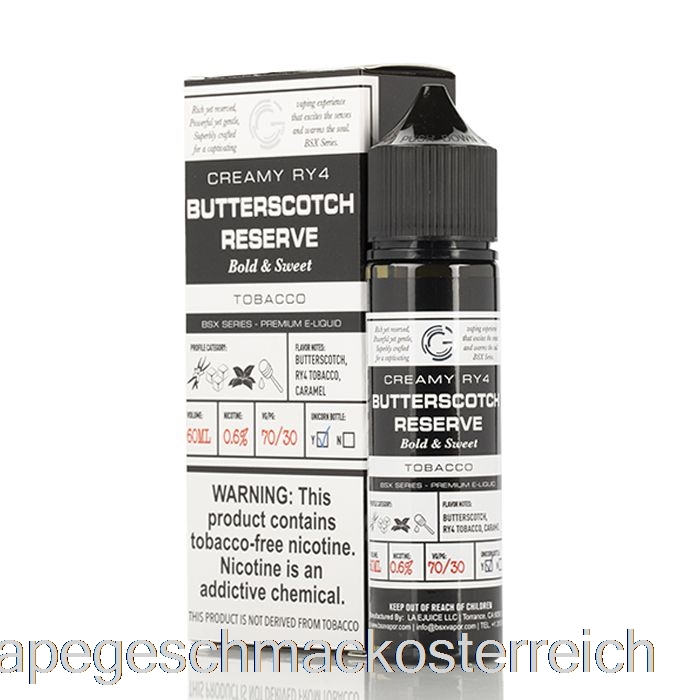 Butterscotch Reserve – BSX-Serie – 60 Ml, 3 Mg Vape-Geschmack